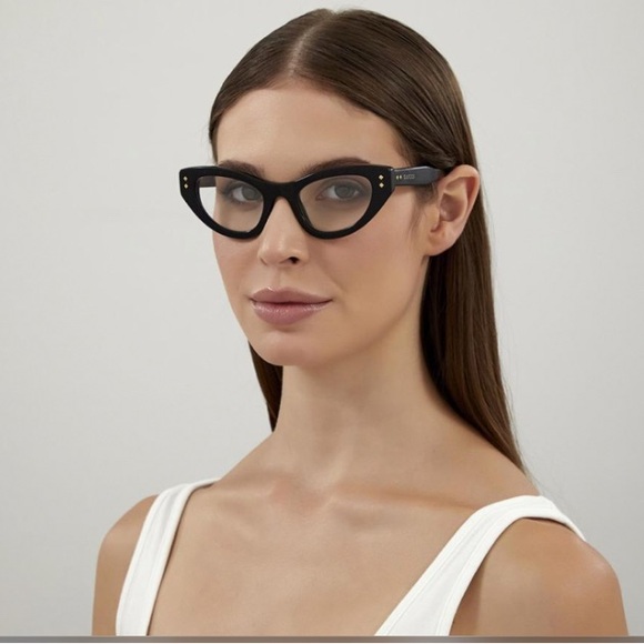 Authentic GUCCI 49mm Cat eyes Acetate optical Glasses new ❤️ - Picture 12 of 13